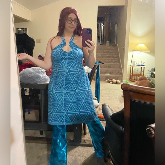 Y2K Patagonia Barbie cosplay costume blue - Picture 10 of 10